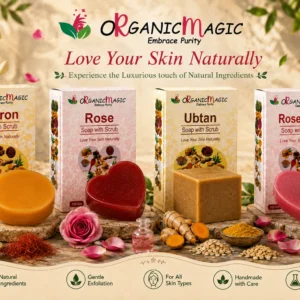 Saffron, Rose, Ubtan & Rose Mist Combo