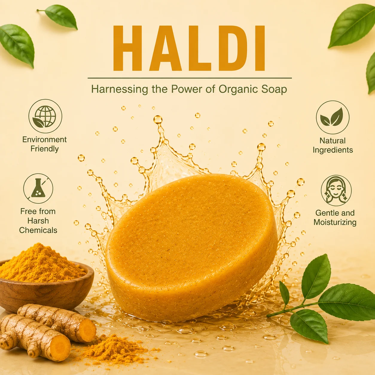 Haldi & Rose Soap Combo - Image 3