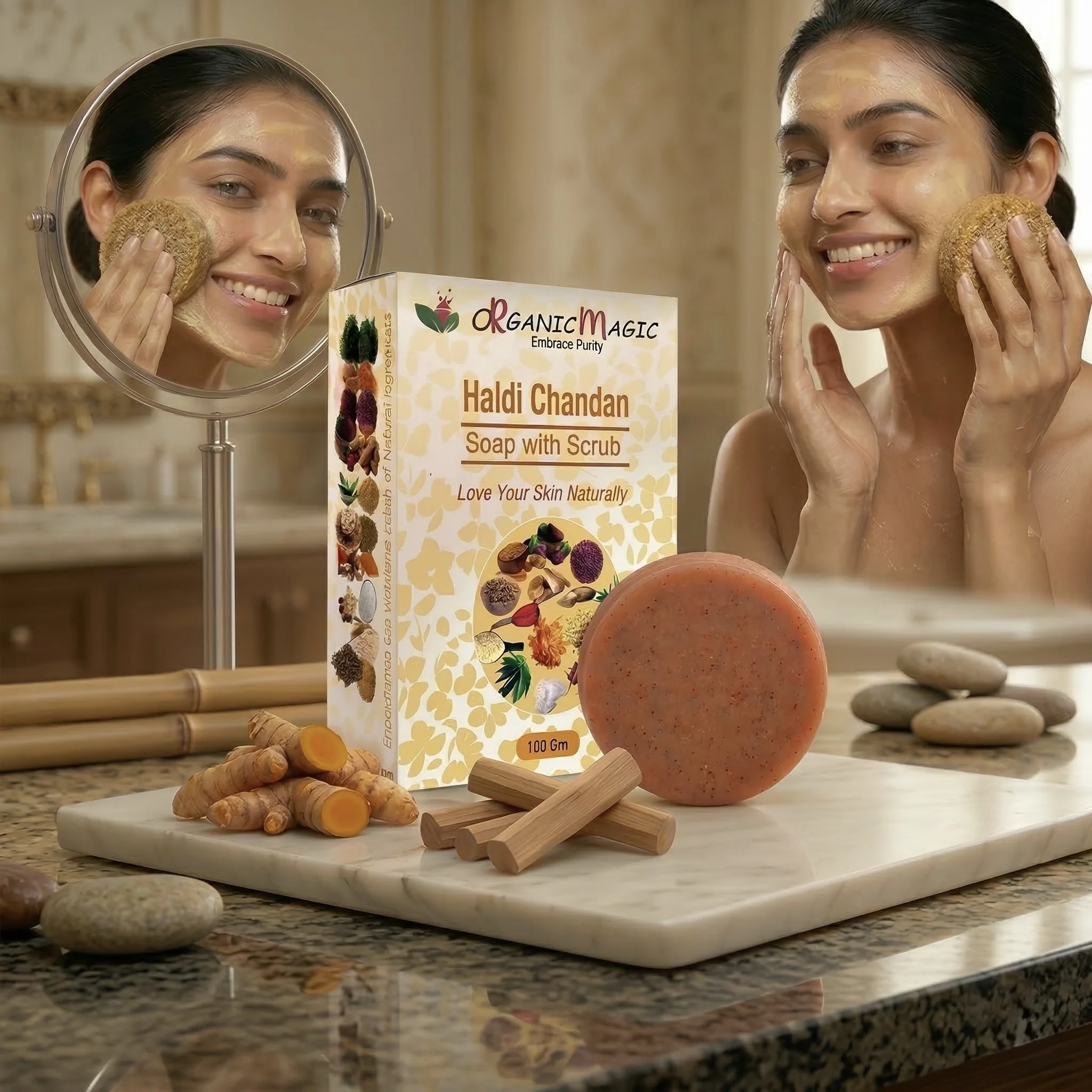Haldi Chandan Soap - Image 3