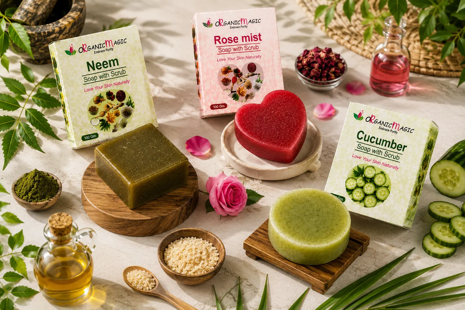 Neem, Cucumber & Rose Mist Combo - Image 3
