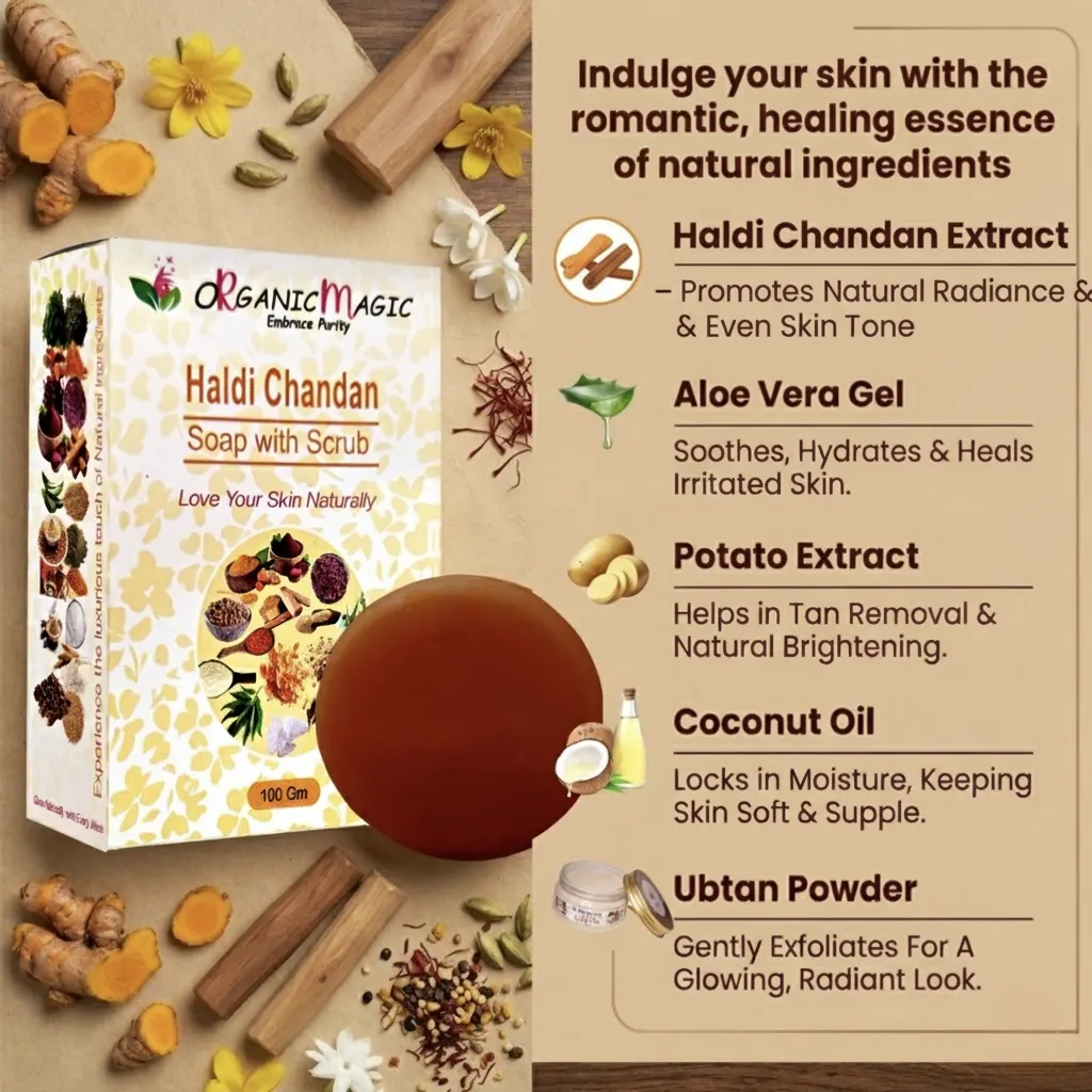 Haldi Chandan Soap - Image 4